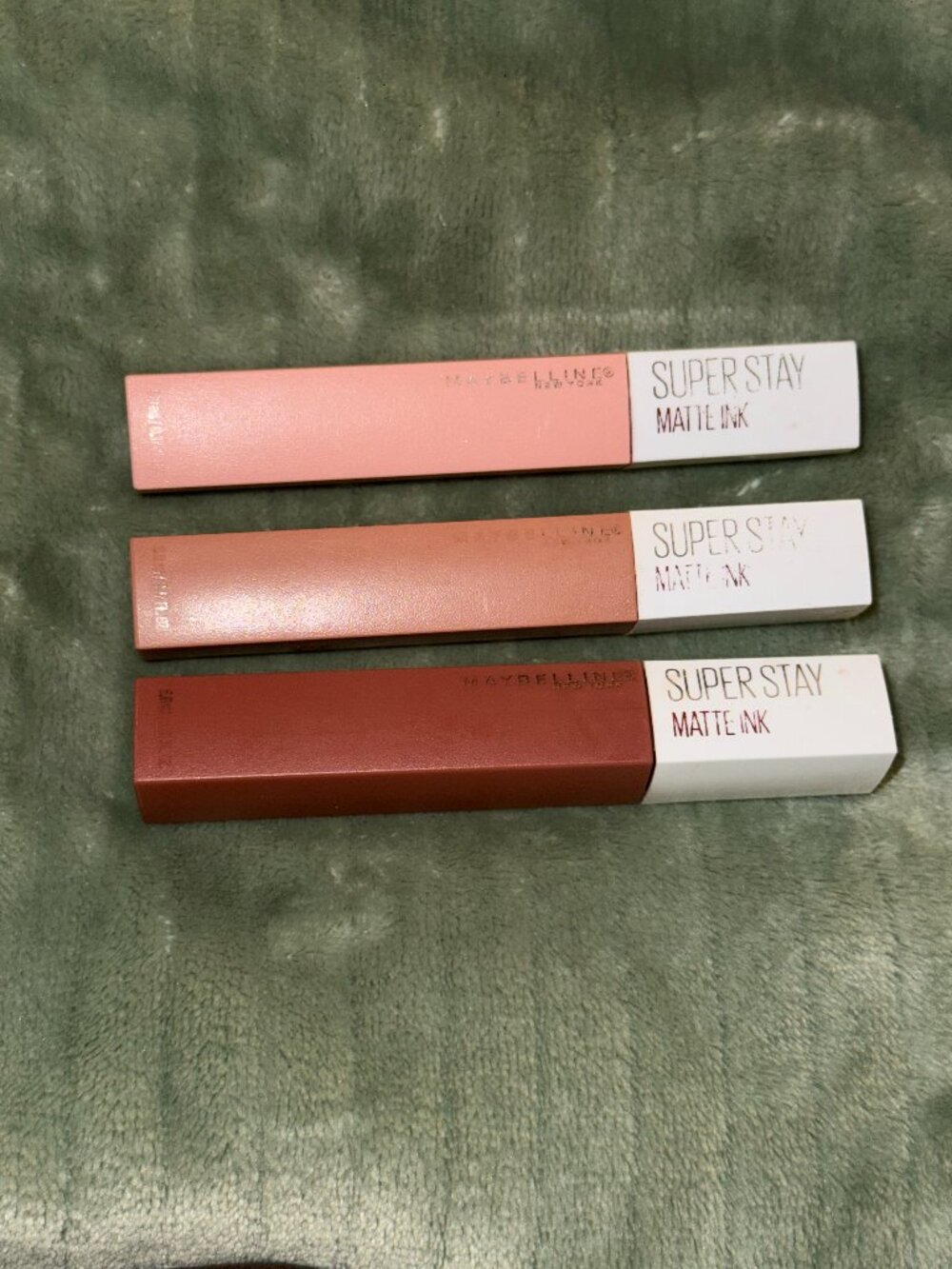 Bundle of 3 Maybelline SuperStay Matte Ink liquid lipsticks